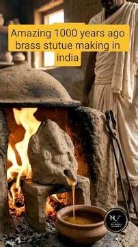 how to make brass stutue at 1000 years ago #shorts #youtubeshorts #shortvideo