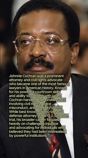 Johnnie Cochran (October 2, 1937 - March 29, 2005)
