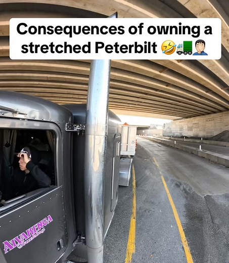 Consequences of owning a stretched Peterbilt #trucking #usatrucks #trucker #truckbeauty #truckdesign #trucks #fypシ | USA Trucks