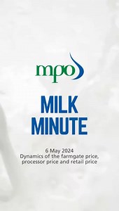 Today’s #MPOMilkMinute will focus on the dynamics within the farmgate price, processor price and retail price. From January 2021 – December 2023 prices increased due to a rise in the cost of production: - Farmgate price increased by 35% - Processor price increased by 30% - Retail price increased by 32% In the 1st half of 2023 all components of the value change had rate changes of less than 15%, indicating that the rate of change is starting to slow down. In March 2024 the rate changes where 2%. 