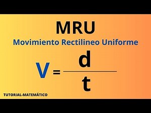 MRU uniform rectilinear motion