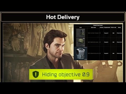Hot Delivery 1 minute Task Quest Guide Escape From Tarkov Ragman Interchange #eft