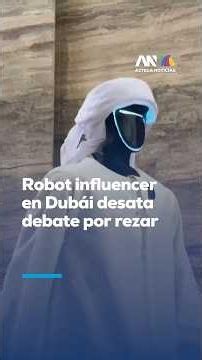 A robot praying in a mosque? The Dubai android dividing opinion 🤖 #Asiira