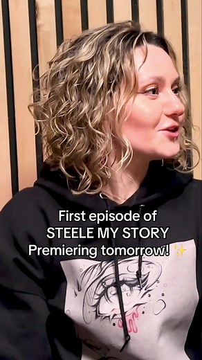 First ep of Steele My Story with @Jordy Todosey premiering tomorrow! Check the link in my bio to listen! @The Sonar Podcast Network - Guests tell one true story and one stolen story and Alexa Steele and Ian Fisher have to try to figure out which one is true and which is stolen 👀👀