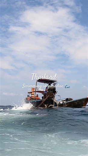 75. Crystal-clear waters, tropical sun, and the ultimate swim in Thailand.