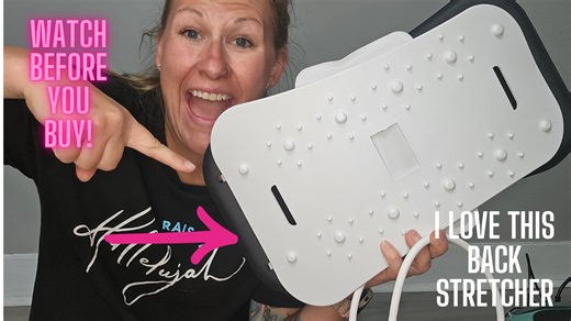 Watch My honest review on this Back Stretcher  - gifted on Amazon Live