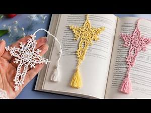 CROCHET CROSS Bookmark Tutorial 😍 How to Crochet a Crochet Bookmark 💘 Easy Pattern