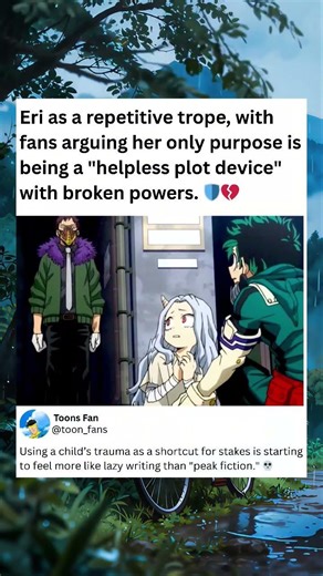 MHA Fans Slam Eri’s Role As "Emotional Bait" Created Solely To Manipulate The Audience 🍭📉