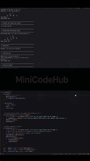 C++ Hash Map | Chaining Implementation #CPP #DataStructures #HashMap #Coding #MiniCodeHub