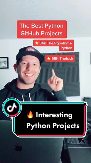 The best #python #github projects to check out ! #programmers #developers #coderlife #techtok #edutok #fyp