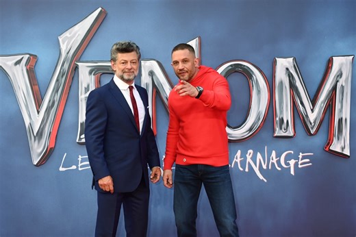 Why ‘Venom’ Star Tom Hardy Asked ‘Lord of the Rings’ Actor Andy Serkis for Help With First Movie