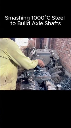 Turning Excavator Pins into Monster Axles #manufacturing #aiart #artificialintelligence