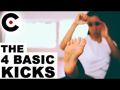 How to Kick - The 4 Basic Kicks (Old Version - Watch the New & Improved Video!)