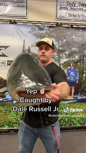Largest Blue Catfish Caught on Big Cat Fever Rod
