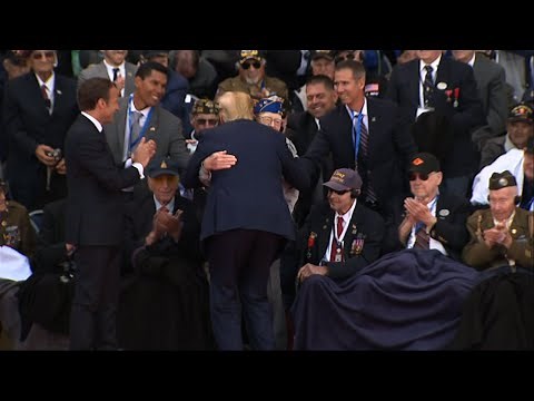 President Trump thanks D-Day veterans