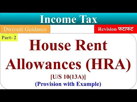 HRA, House Rent Allowance, Exempted Income, house rent allowance calculation in income tax, sec. 10