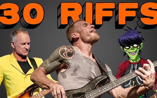 30条最具标志性的Bass Riffs