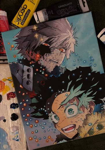 Final Painting Reveal: My Hero Academia Art