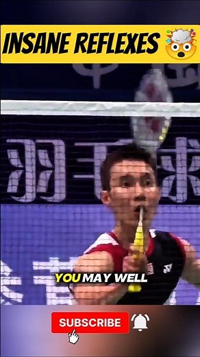 Lin Dan’s Impossible Save 😱 | The Legendary Moment That Shocked the World! #badminton #shorts