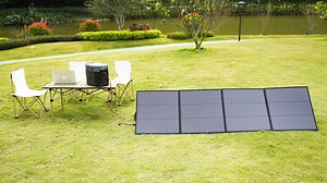 MHPOWOS Portable Solar Panels 220W 40V 23.5% High Efficiency IP67 Waterproof Solar Panel Kit with Adjustable Kickstand for Ecoflow Power Station Outdoor Camping
