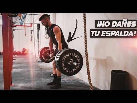 CÓMO HACER PESO MUERTO CORRECTAMENTE PRINCIPIANTES | Tutorial peso muerto con barra