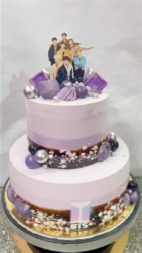 BTS them cake idea #fancycakes #chocolatecake #youtubeshorts #ytshorts #cakedecorating