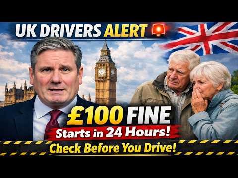 UK Drivers Alert 🚨 £100 Fine Starts in 24 Hours – Check Before You Drive