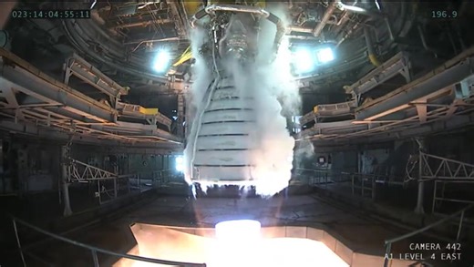 2nd Time NASA Tested Artemis Moon Rocket Engine