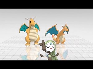 Charizard & Dragonite Dragon Dance to Applause X Pokémon Theme Song