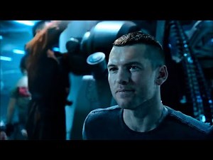 Avatar (2009) Jake Meets Trudy Chácon & Colonel Miles Quaritch