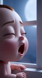 Baby and Moonlight 🌙3D cartoon baby look