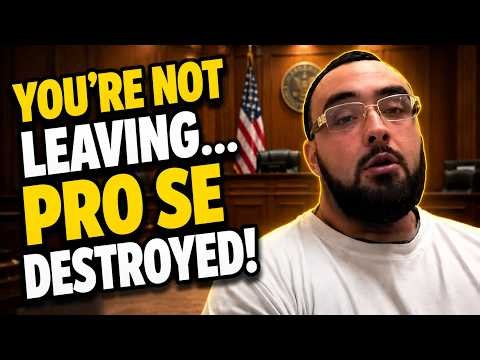 PRO SE Defendant Keeps Interrupting the Judge... Then His Bond Request Is DENIED!