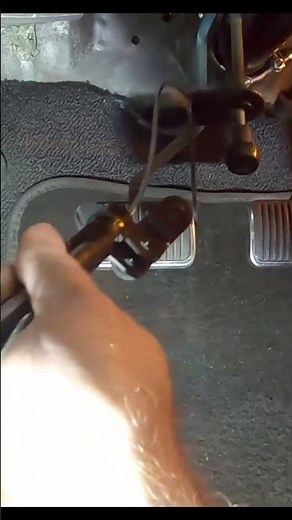 Installing the Parking Brake Cable in Classic Mustang