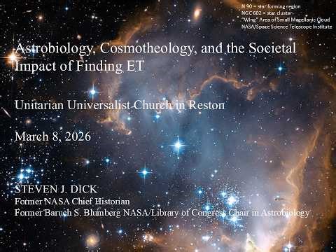 Science Sunday: Astrobiology, Cosmotheology, and the Societal Impact of Finding ET