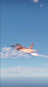 American F-16 Fighter Jet Missile Launch
