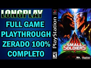 Longplay Small Soldiers [PS1] Full Game Playthrough Zerado 100% Completo (All Secrets)