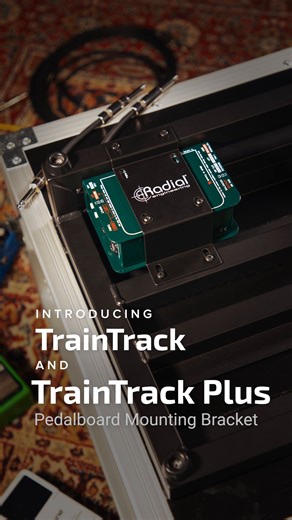 Introducing the all-new TrainTrack and TrainTrack Plus! Whether you're looking to mount your JDI, J48, or Highline Stereo, our pedalboard mounting brackets are a simple, effective tool for affixing Radial P-Class and J-Class devices to the underside of your pedalboard. Clean, secure, and road-ready. Visit the link in our bio to learn more! TrainTrack - https://www.radialeng.com/product/traintrack TrainTrack Plus - https://www.radialeng.com/product/traintrack-plus #radialgear #pedalboardbracket #