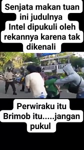 Karena memakai jaket ojol jadi tak dikenali rekannya.. #beritaviral #brimob #polisi #intel #highnews | Mak Len