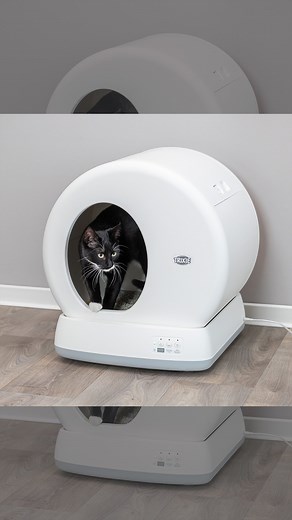 Sauberkeit voll automatisch! 🤩👍 Unsere neue Katzentoilette verfügt über eine automatische Selbstreinigungsfunktion. Kein tägliches Reinigen per Hand mehr nötig – einfach Müllbeutel wechseln, Streu nachfüllen, fertig. 🥰 Ideal für Mehrkatzenhaushalte. 🐈🐈 Wäre das auch was für dich? 😋 🇺🇸 Cleanliness fully automatic! Our new cat litter box has an automatic self-cleaning function. No more daily cleaning by hand - just change the litter bag, refill the litter, done. Ideal for multi-cat househo