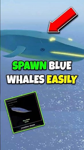 How To Spawn The BLUE WHALES Easily In Fisch (Roblox) #roblox #fisch #fischroblox #robloxfisch