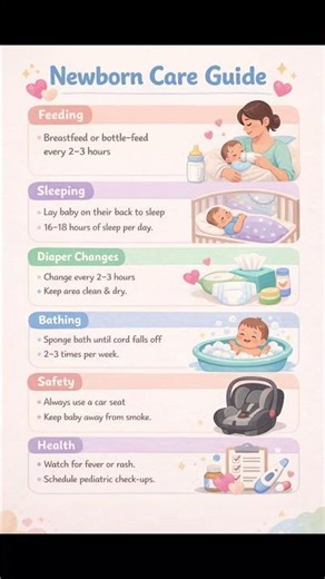Newborn Care Checklist First-Time Mom Guide (Feeding, Sleep & Safety)