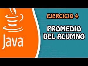 Calcular el promedio de un alumno en java ejercicio 4