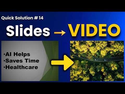 Turn Slides into Video Instantly (AI Tool)