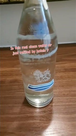 Is this purified water or just filled by the hotel in Bangkok #thailand #travel