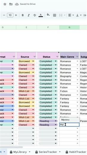 Book Tracker Spreadsheet | Organize Your Reading List with Ease