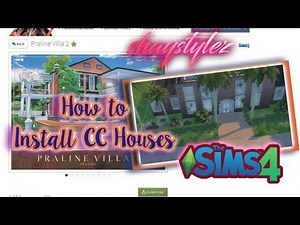 How to Download and Install CC Houses for The Sims 4 ** Links in the description***