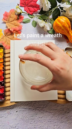 Watercolor Wreath Painting with Jar | Skillshare Classes