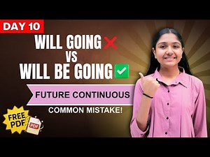 Future Continuous Tense Made EASY (No More Mistakes!)