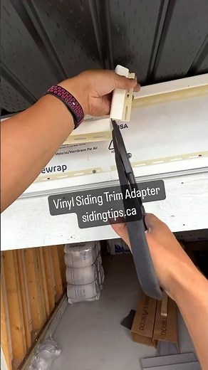 Joining vinyl siding J channel and nailing with a roofing nailer with trim adapter