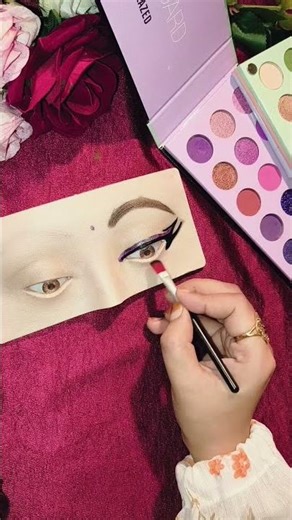 dramatic eyes 👀 makeup tutorial 🤫 🫣 😲 😲 😱 🙃